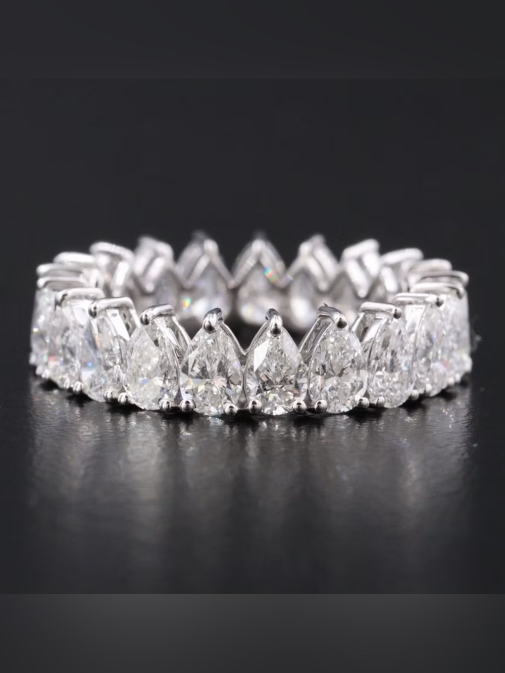 14K 4.54 CTW Lab Diamond Eternity Band